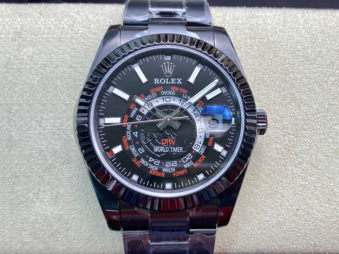 Replica R01ex Sky Dweller 40MM 1:1 Best Edition WWF Factory DIW Black Dial