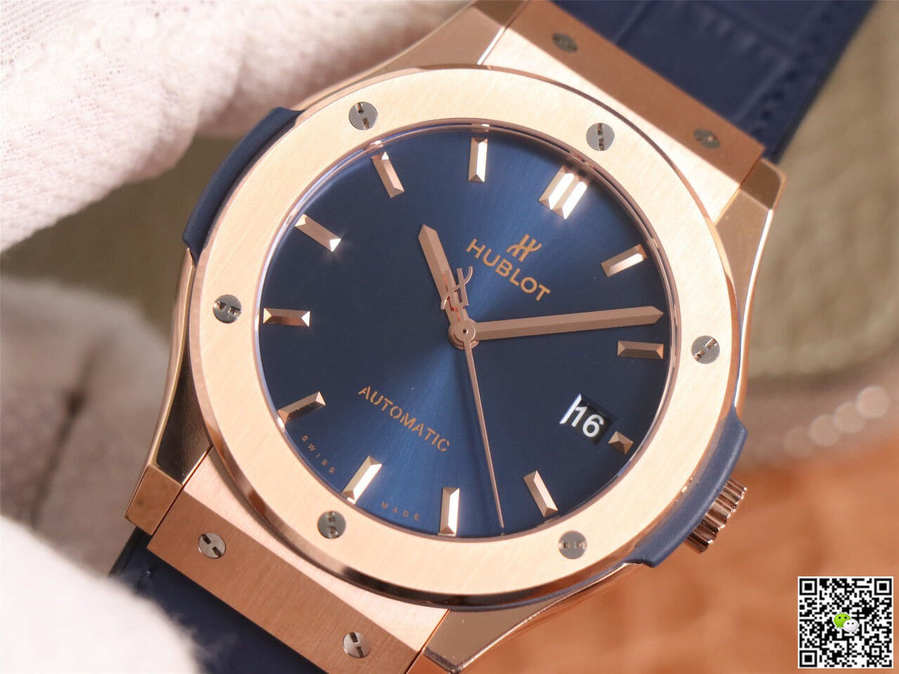 Replica Hublot Classic Fusion 511.OX.7180.LR 1:1 Best Edition WWF Factory Rose Gold