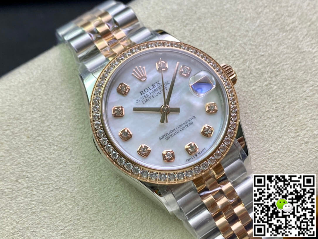 Replica R01ex Datejust M278381RBR-0026 31MM 1:1 Best Edition EW Factory D1am0nd Bezel