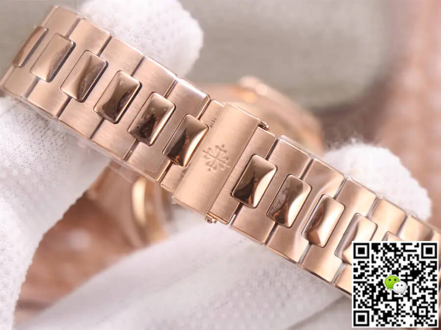 Replica Pat*k Phi1i*pe Nautilus 5711/1R-001 1:1 Best Edition PPF Factory V4 Rose Gold Brown Dial Swiss ETA324