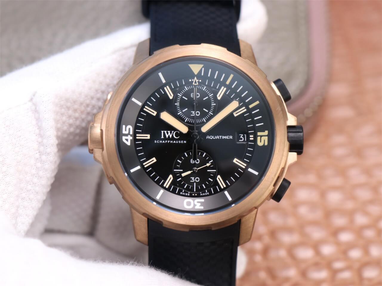 Replica IWC Aquatimer Darwin Adventure Tour Special Edition IW379503 1:1 Best Edition V6 Factory Bronze Alloy