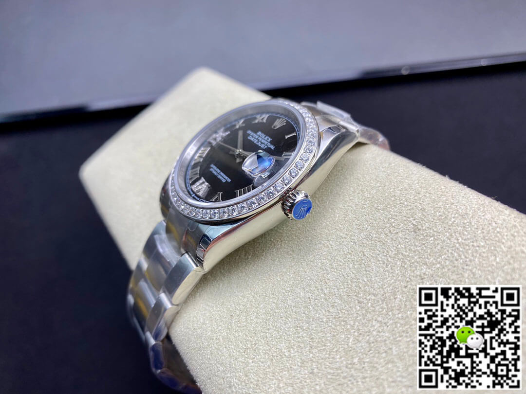 Replica R01ex Datejust 36MM 1:1 Best Edition EW Factory Black Dial