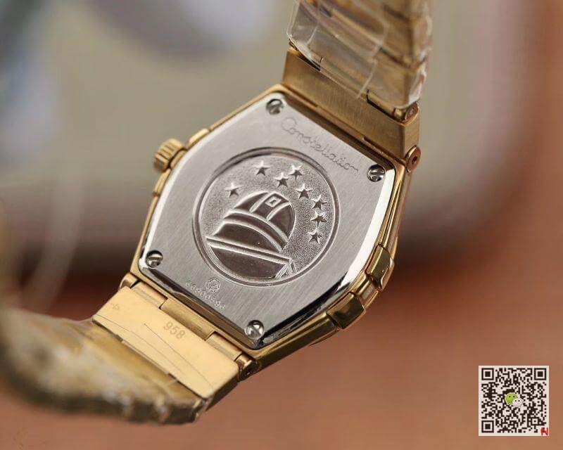 Replica 0me*ga Constellation Quartz Ladies 18K Yellow Gold TW Factory 1:1 Best Edition Swiss Eta Quartz 1376