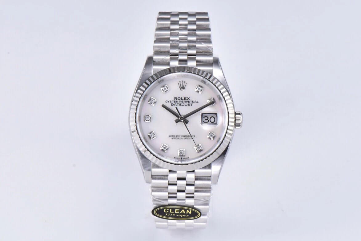 Replica R01ex Datejust M126234-0019 36MM 1:1 Best Edition Clean Factory Stainless Steel