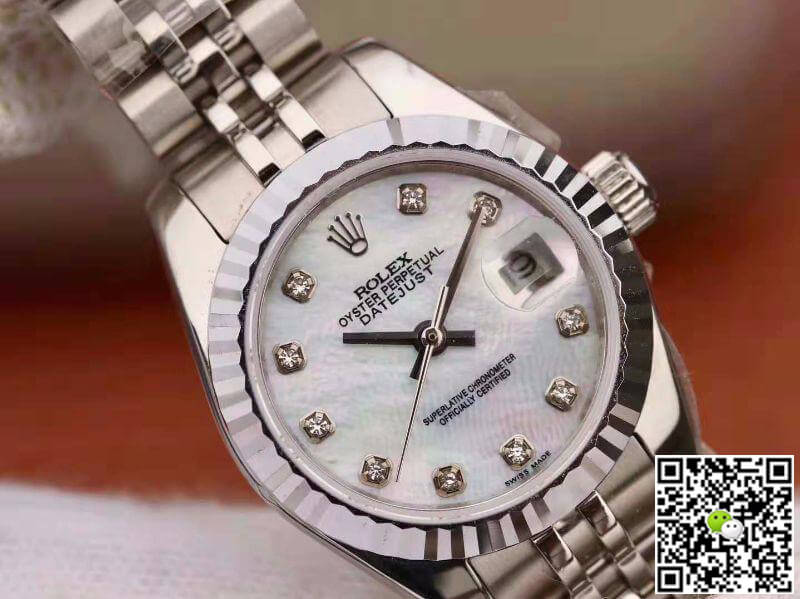 Replica R01ex Lady Datejust 28MM 1:1 Best Edition Swiss NH05 Movement White Dial
