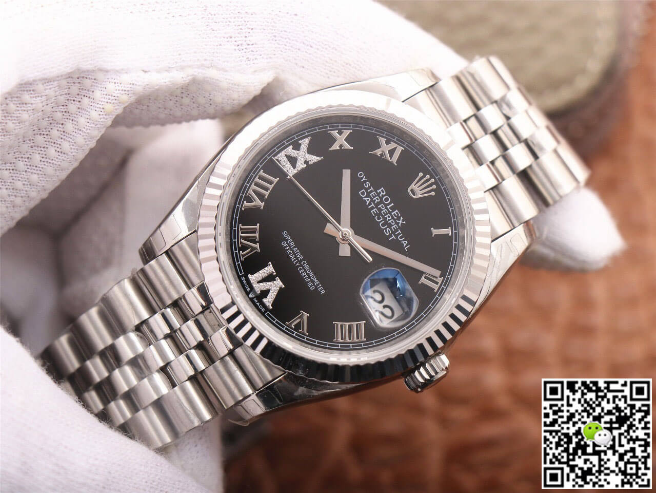 Replica R01ex Datejust M126233 36MM 1:1 Best Edition EW Factory Black Dial
