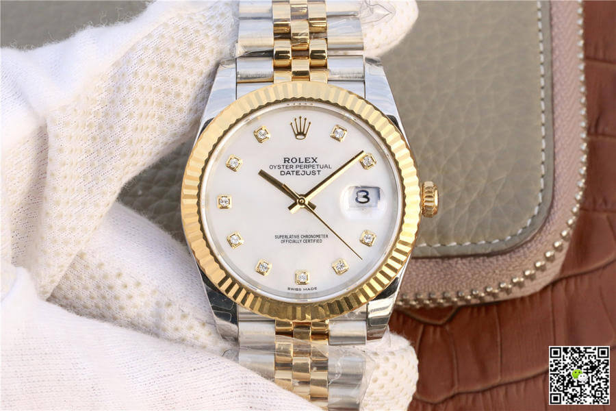 Replica R01ex Datejust M126333-0018 1:1 Best Edition EW Factory Yellow Gold