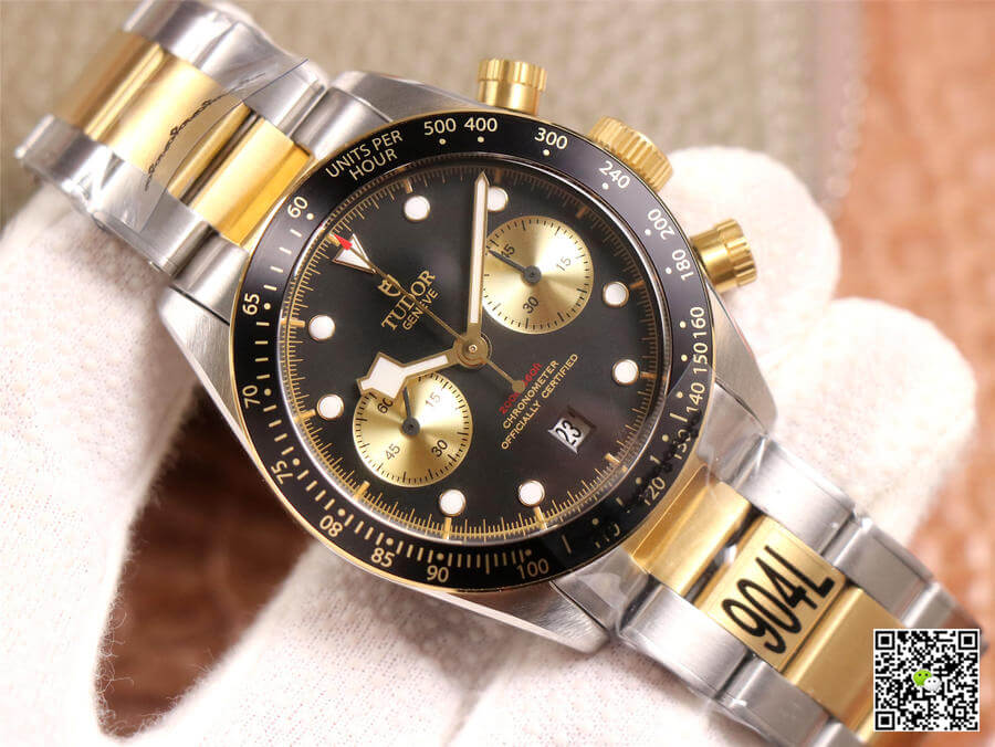 Replica Tudor Heritage Black Bay M79363N-0001 1:1 Best Edition TW Factory Gold Strap