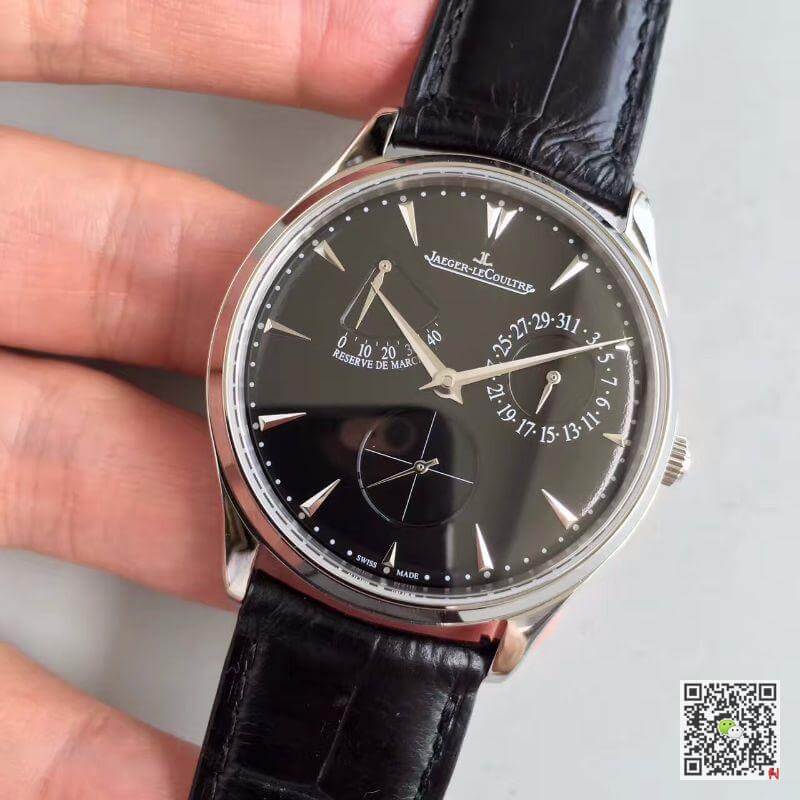 Replica Jaeger-LeCoultre Master Ultra Thin 1378480 ZF Factory Men Watches 1:1 Best Edition Swiss ETA938 Black Dial