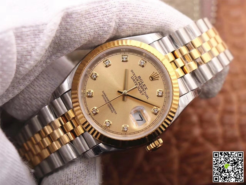 Replica R01ex Datejust M126233-0017 1:1 Best Edition Champagne Dial