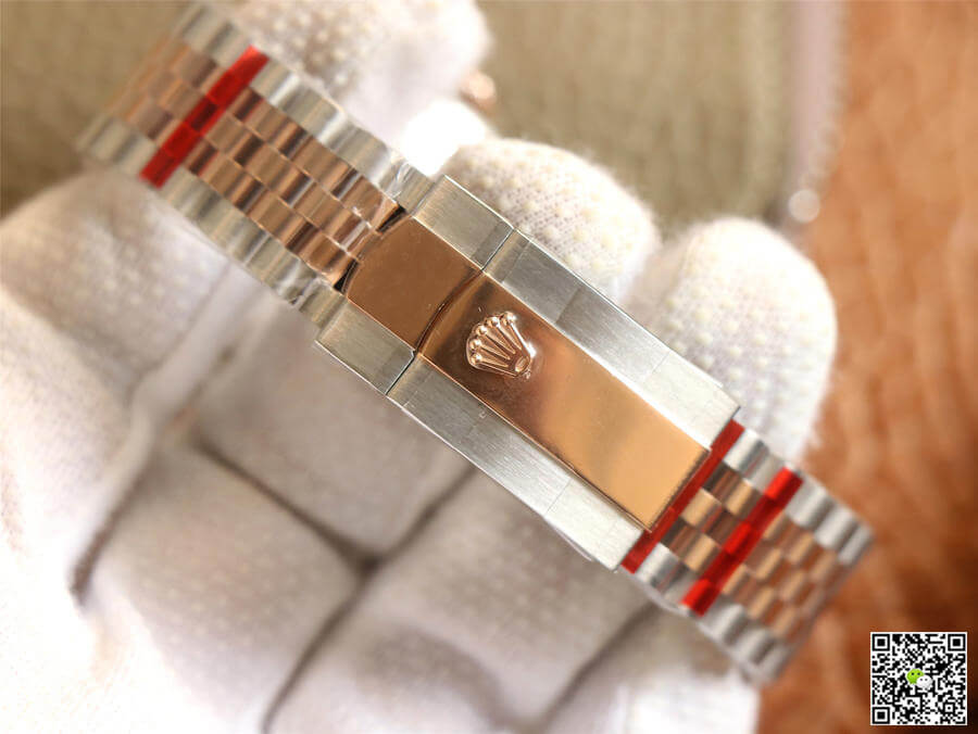 Replica R01ex Datejust M126231-0025 1:1 Best Edition EW Factory Rose Gold Chocolate Color Dial