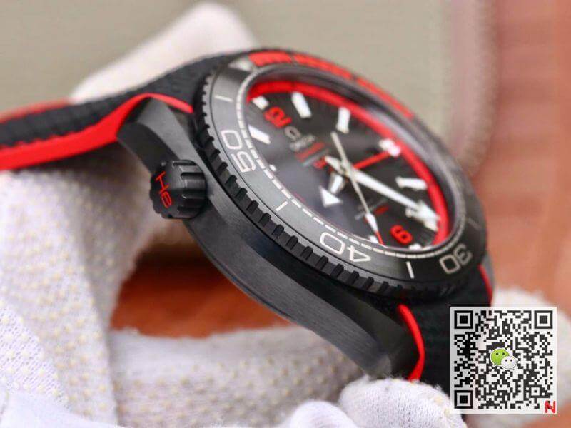 Replica 0me*ga Seamaster Planet Ocean 215.92.46.22.01.003 VS Factory 1:1 Best Edition Swiss ETA8906 Black Nylon Strap