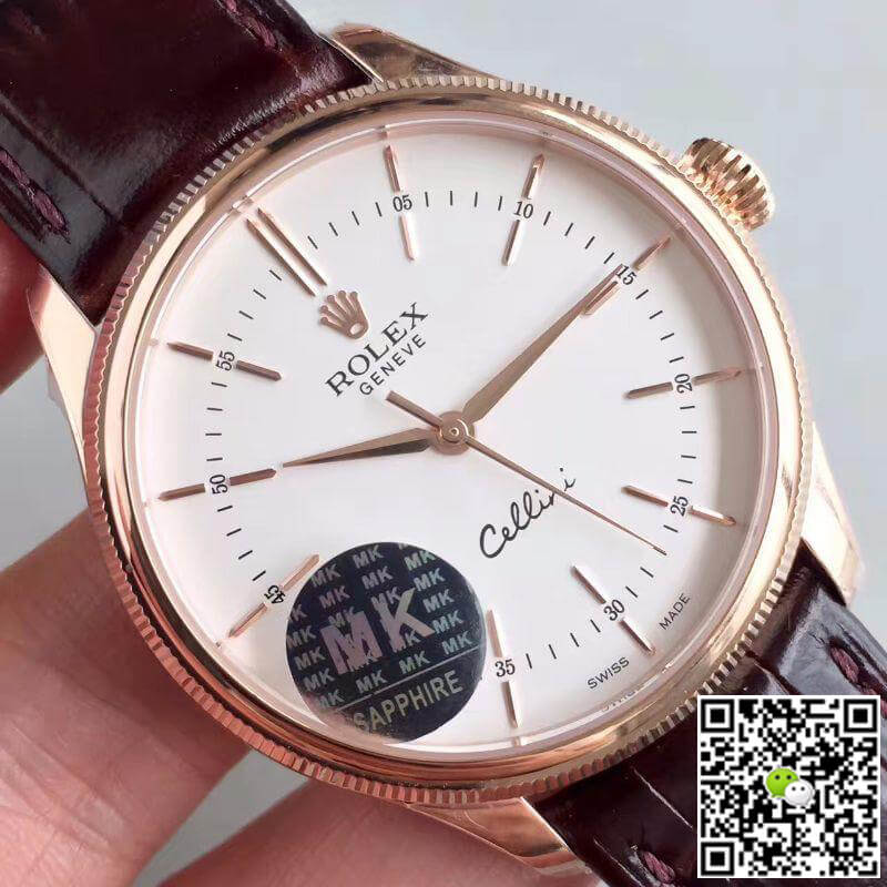 Replica R01ex Cellini 50505 MKS Factory 1:1 Best Edition Swiss ETA3132 White Dial