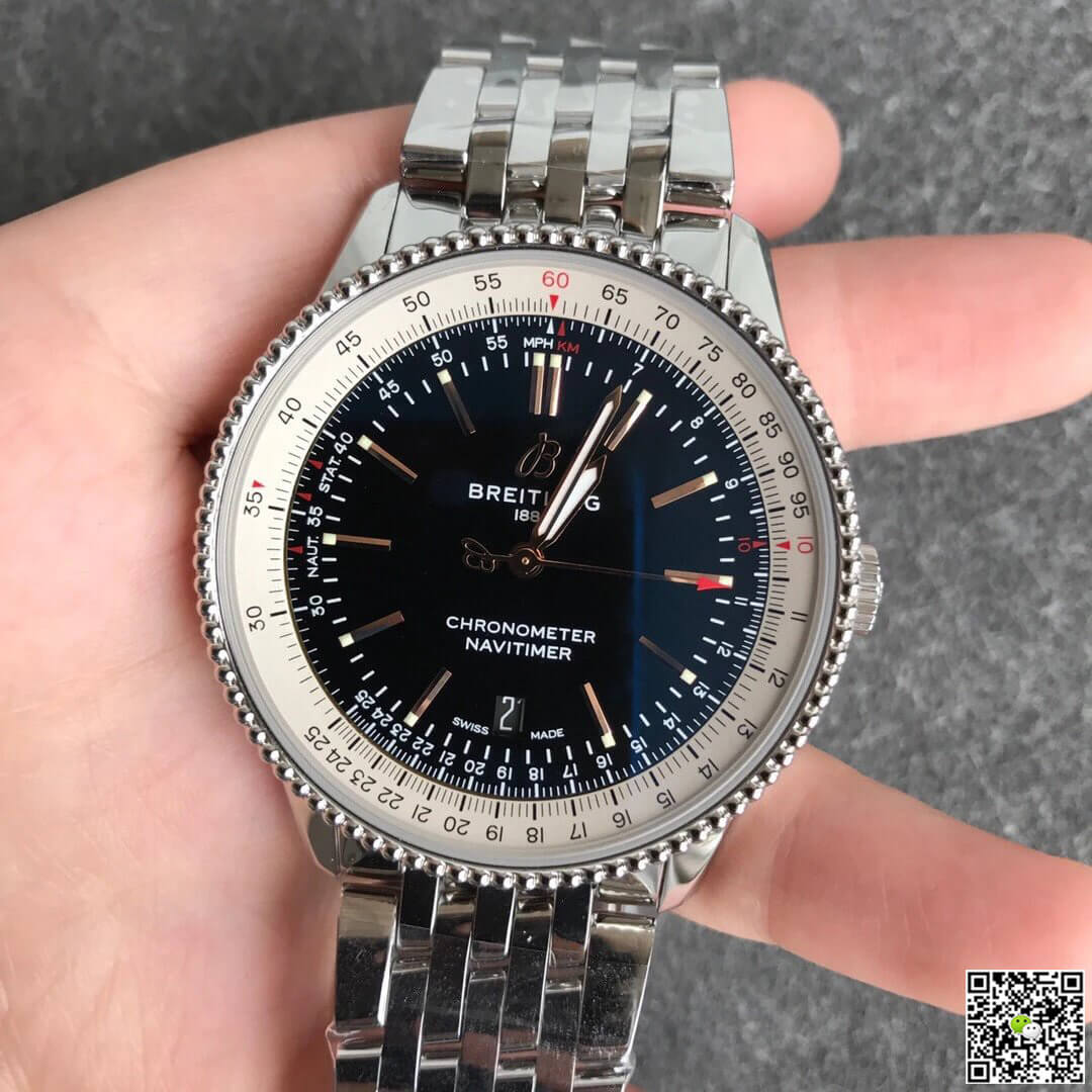 Replica Breitling Navitimer 1 A17326211B1A1 1:1 Best Edition V7 Factory Black Dial