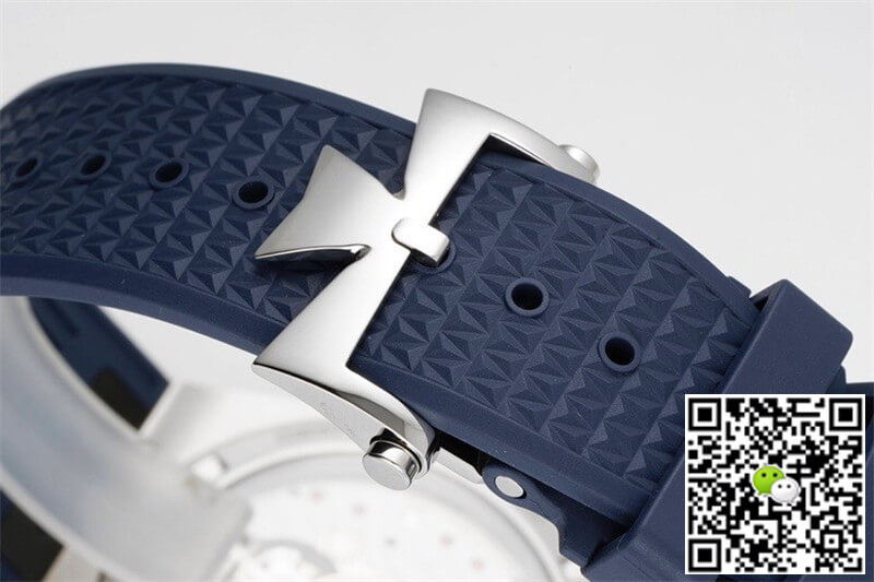 Replica Vacheron C0nstan1n Overseas 4500V 1:1 Best Edition PPF Factory Blue Rubber Strap