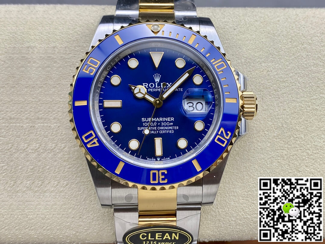 Replica R01ex Submariner M126613LB-0002 41MM 1:1 Best Edition Clean Factory Blue Dial
