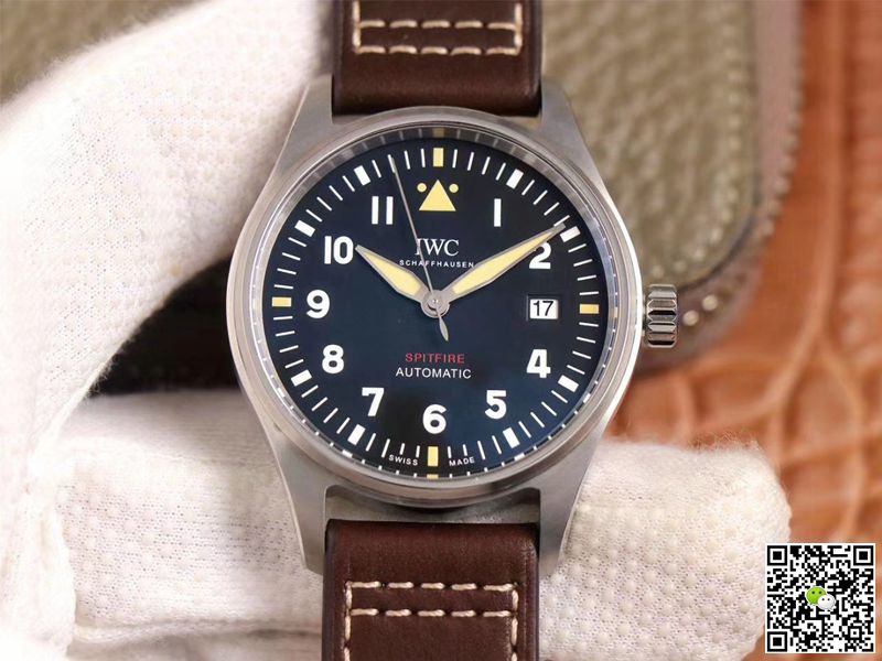 Replica IWC Pilot Spitfire IW326803 1:1 Best Edition MKS Factory Black Dial Swiss ETA9015