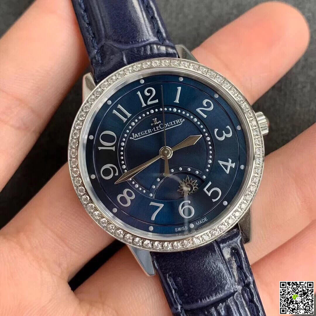 Replica Jaeger LeCoultre Rendez Vous 3448480 1:1 Best Edition ZF Factory Blue Dial
