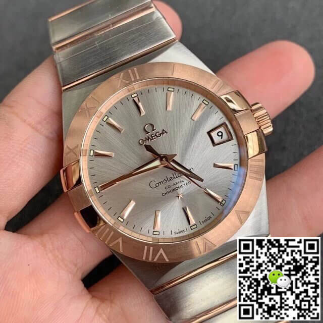 Replica 0me*ga Constellation 123.20.38.21.02.001 1:1 Best Edition VS Factory Silvery White Dial