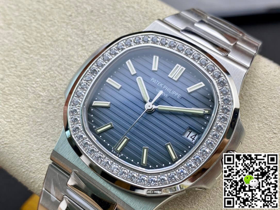 Replica Pat*k Phi1i*pe Nautilus 5713/1G-010 1:1 Best Edition PPF Factory V4 Blue Dial Swiss ETA324