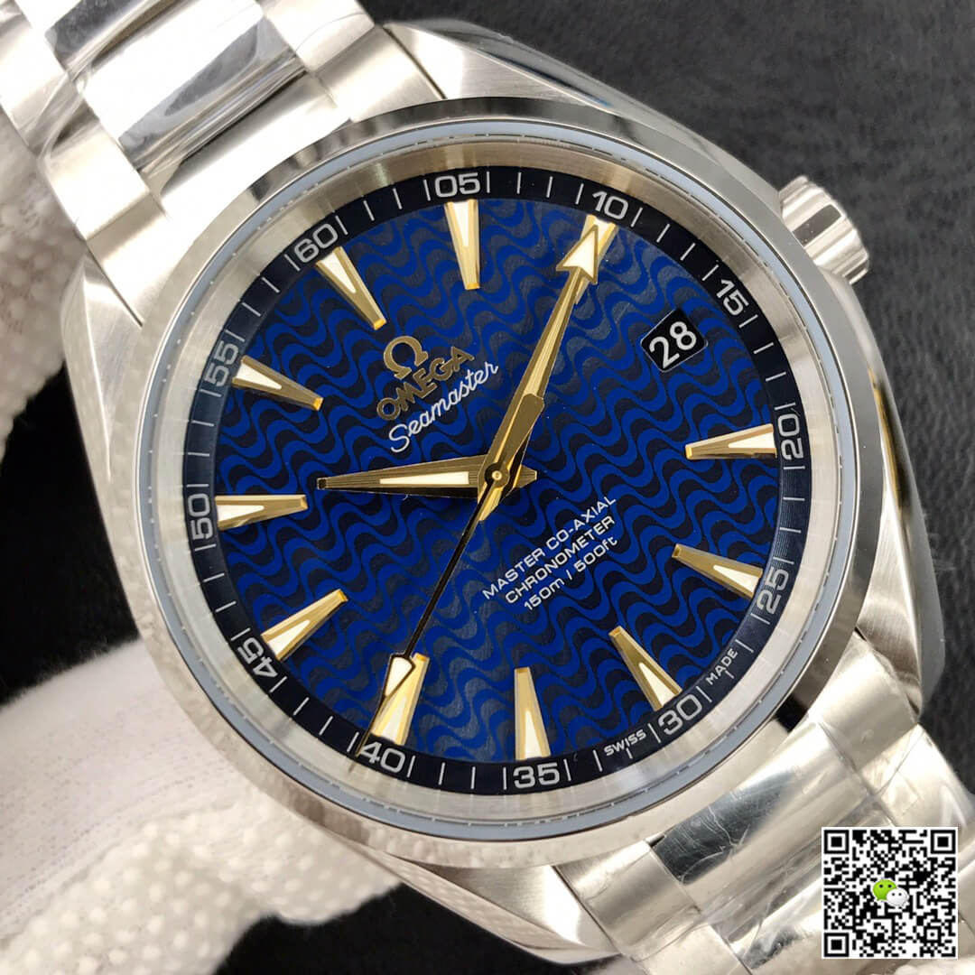 Replica 0me*ga Seamaster Aqua Terra 150M 1:1 Best Edition Rio Olympic Special Edition VS Factory Blue Dial