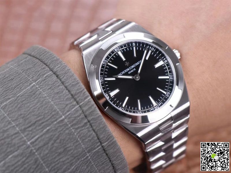 Replica Vacheron C0nstan1n Overseas 2000V/120G-B122 Ultra Thin 1:1 Best Edition XF Factory Black Dial Swiss ETA1120/1