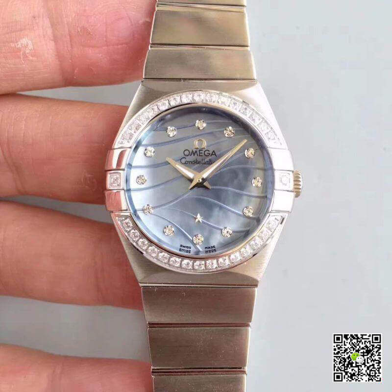 Replica 0me*ga Constellation Series 123.15.24.60.55.006 1:1 Best Edition Swiss Quartz