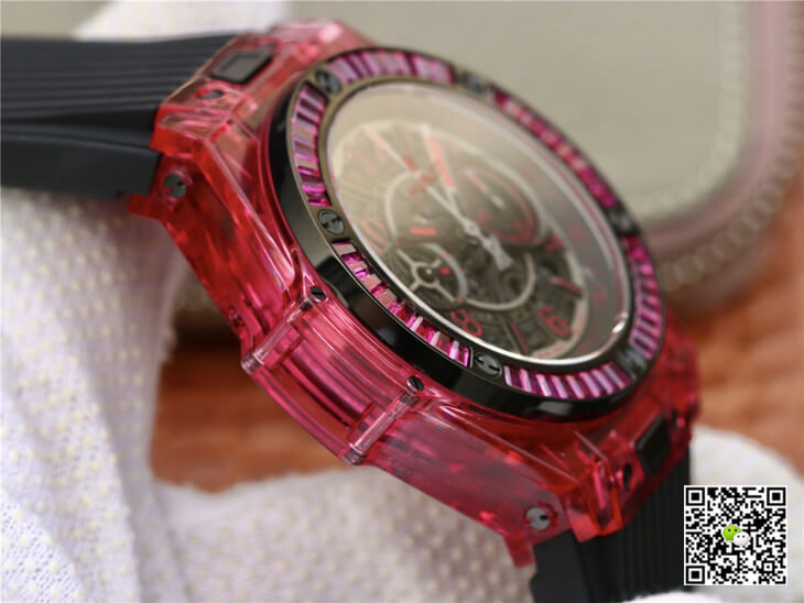 Replica Hublot Big Bang 411.JX.4802.RT 1:1 Best Edition Red Case Black Strap