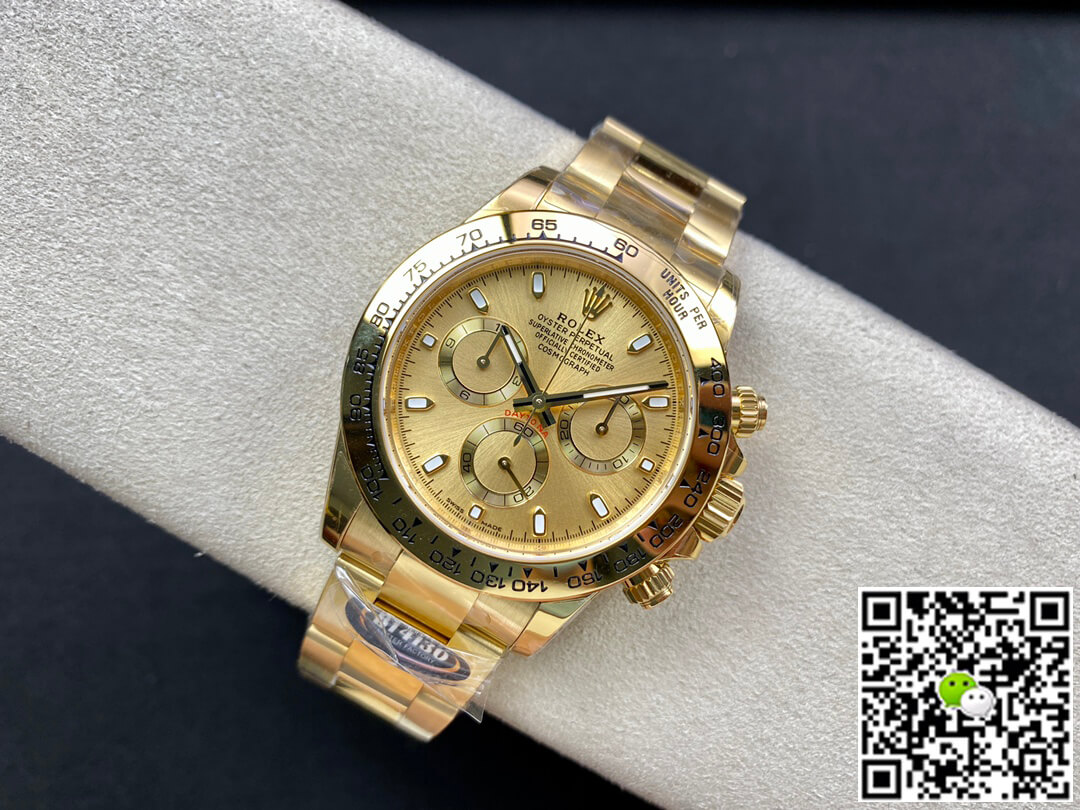 Replica R01ex Daytona M116508-0003 1:1 Best Edition BT Factory Gold Dial