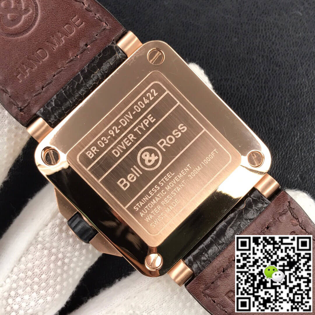 Replica Bell   Ross BR0392-D-BL-BR/SCA 1:1 Best Edition Black Dial