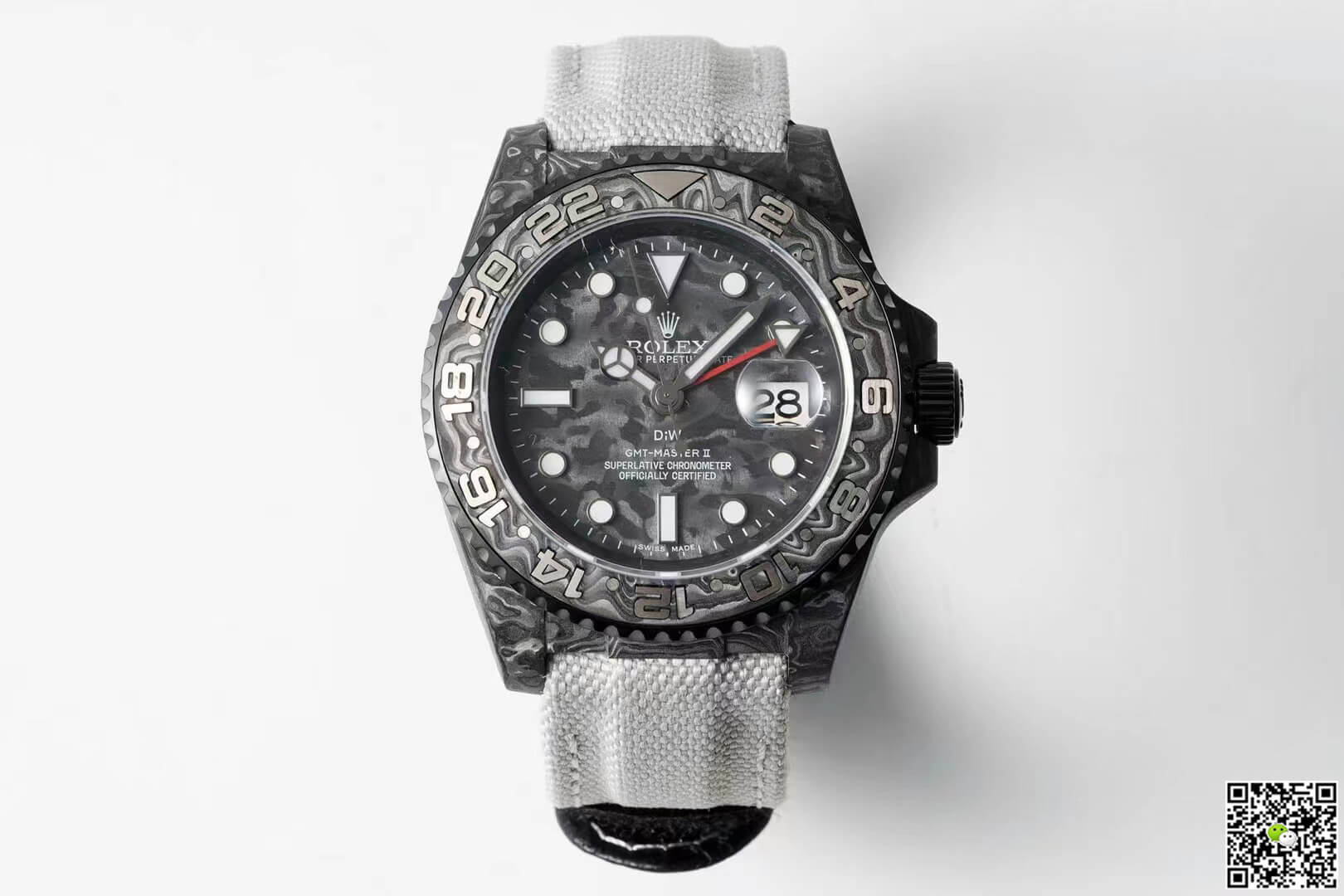 Replica R01ex GMT-MASTER II Diw 1:1 Best Edition Carbon Fiber Fabric Strap