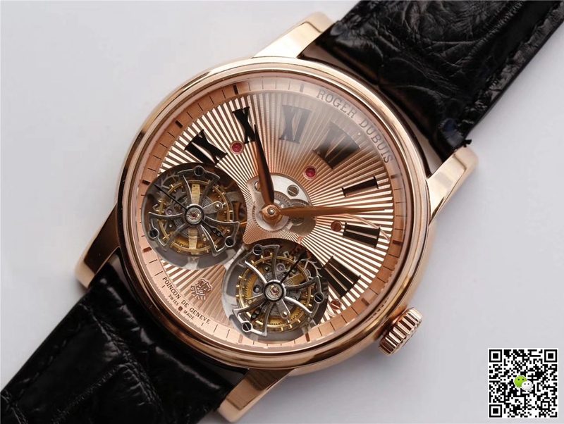 Replica Roger Dubuis Hommage RDDBHO0562 1:1 Best Edition JB Factory Gold Dial Swiss RD100
