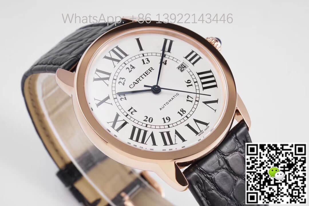 Replica RONDE DE Ca*t1er W6701009 1:1 Best Edition AF Factory White Dial