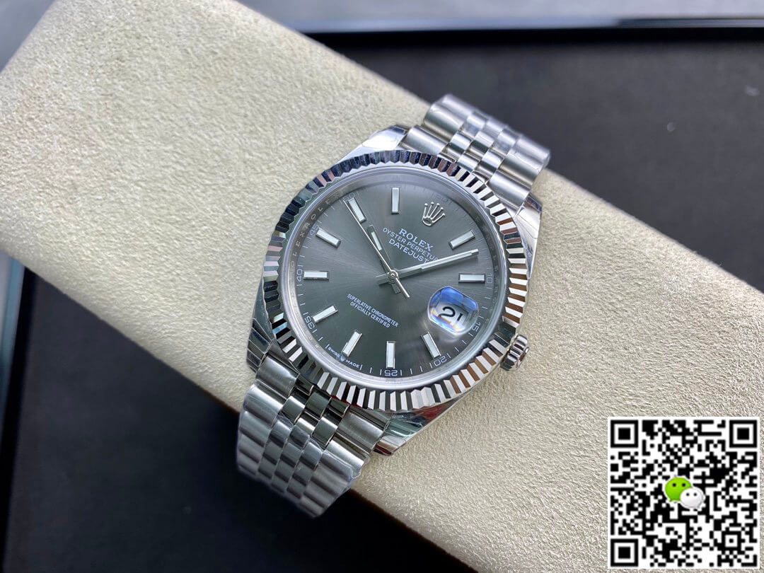 Replica R01ex Datejust M126334-0014 1:1 Best Edition EW Factory Grey Dial