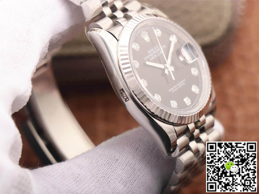 Replica R01ex Datejust M126234-0027 1:1 Best Edition EW Factory Black Dial