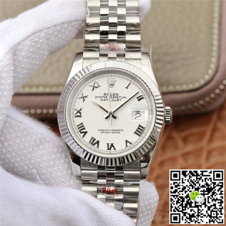Replica R01ex Datejust M126234-0025 1:1 Best Edition GM Factory White Dial