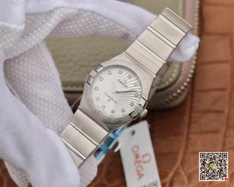 Replica 0me*ga Constellation Quartz Ladies 123.10.27.60.55.001 TW Factory 1:1 Best Edition Swiss Eta Quartz 1376