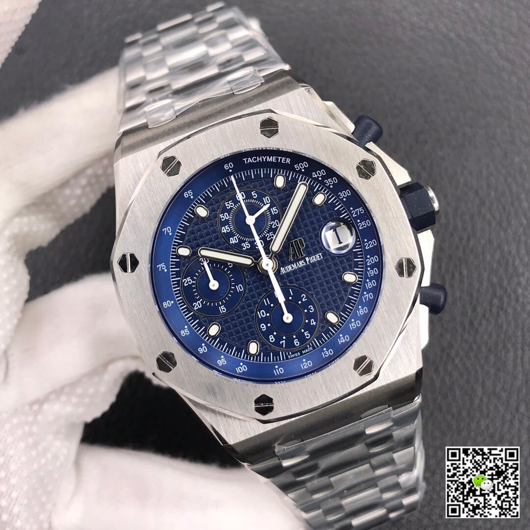 Replica Audemars P1g*et Royal Oak Offshore 26237ST 1:1 Best Edition JF Factory Blue Dial