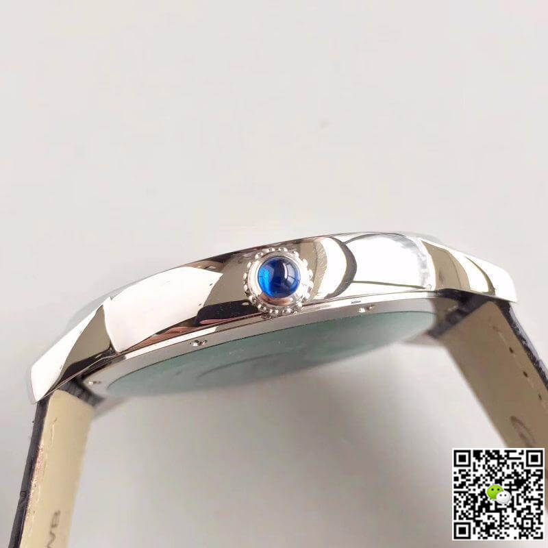 Replica Ronde Solo De Ca*t1er W6701010 ZF Factory Men Watches 1:1 Best Edition Swiss ETA9015 White Dial