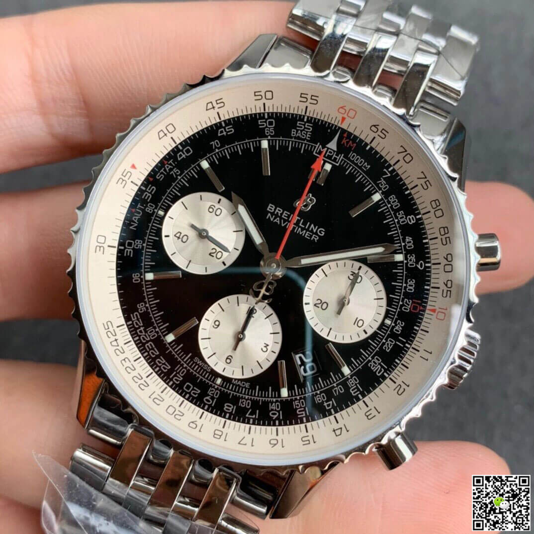 Replica Breitling Navitimer 1 B01 AB0121211B1A1 1:1 Best Edition GF Factory Stainless Steel