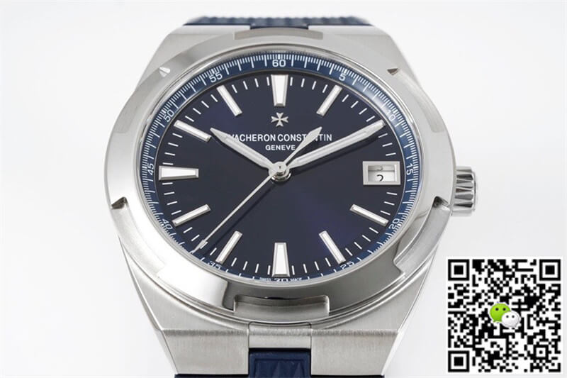 Replica Vacheron C0nstan1n Overseas 4500V 1:1 Best Edition PPF Factory Blue Rubber Strap