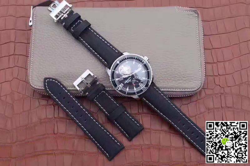 Replica Blancpain Fifty Fathoms Tourbillon 5025-1530-52 1:1 Best Edition Swiss Tourbillon S*perlumed Black Dial