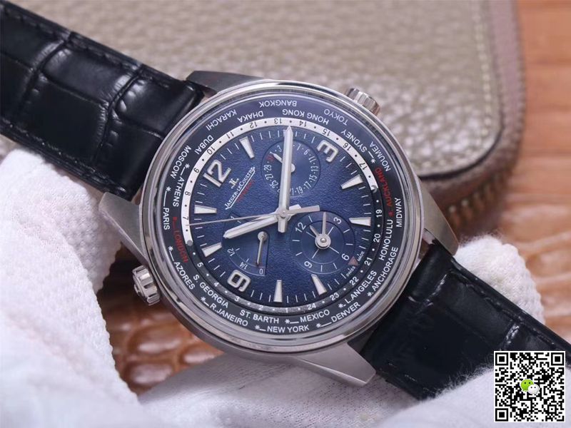 Replica Jaeger LeCoultre Geographic 904847Z 1:1 Best Edition ZF Factory Blue Dial Swiss ETA939A/1