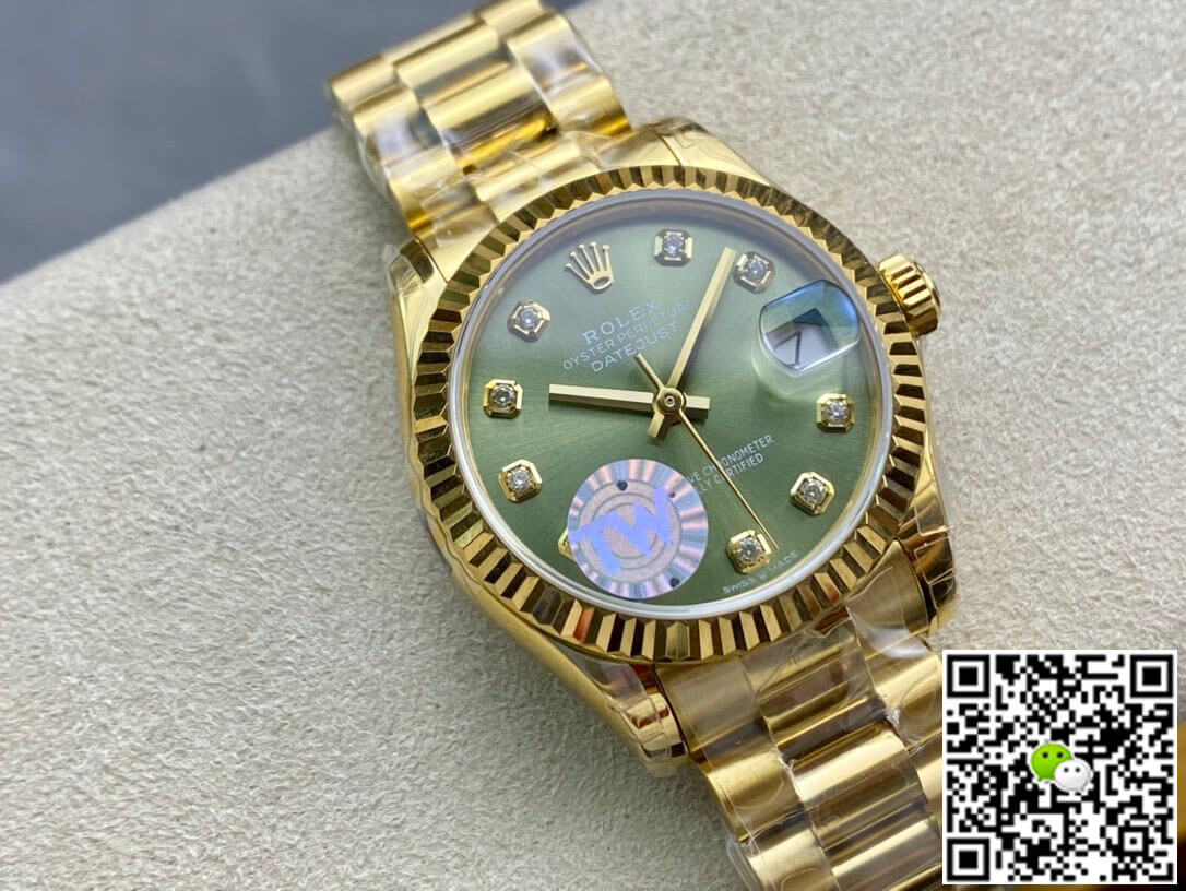 Replica R01ex Datejust M278278-0011 31MM 1:1 Best Edition TW Factory Green Dial