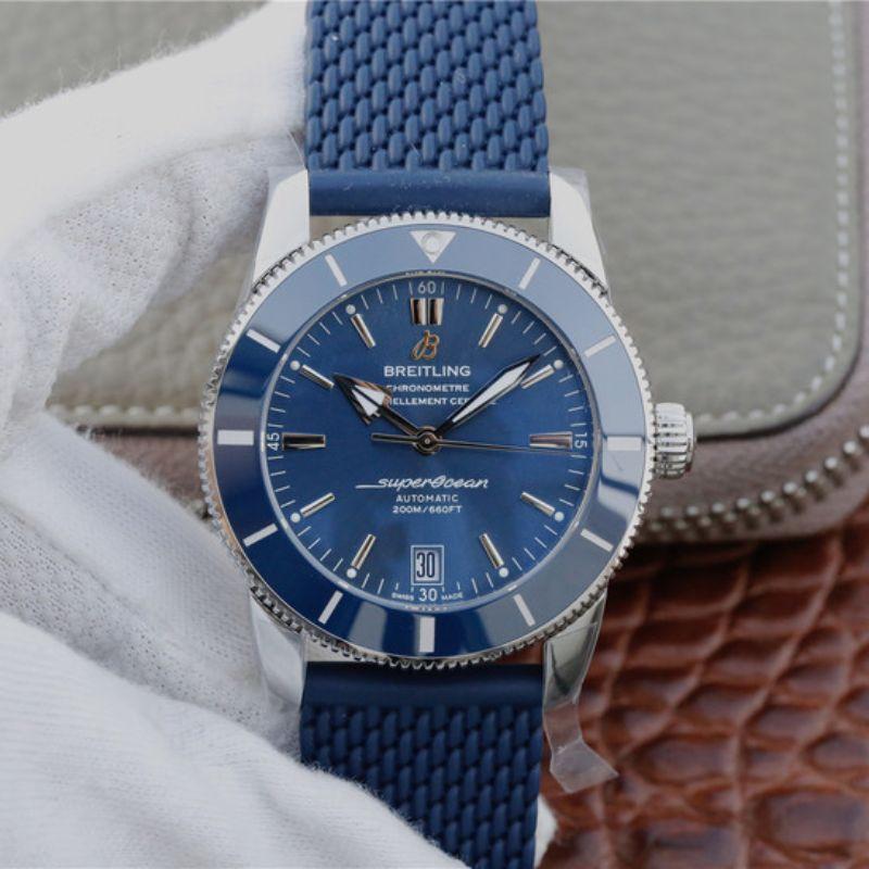 Breitling Replica S*perocean Heritage II AB2010161C1S1 GF Factory 1:1 Best Edition Swiss ETA9015 Blue Dial