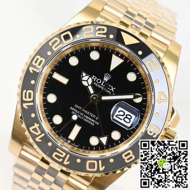 Replica R01ex GMT Master II M126718grnr-0001 1:1 Best Edition EW Factory Black Dial