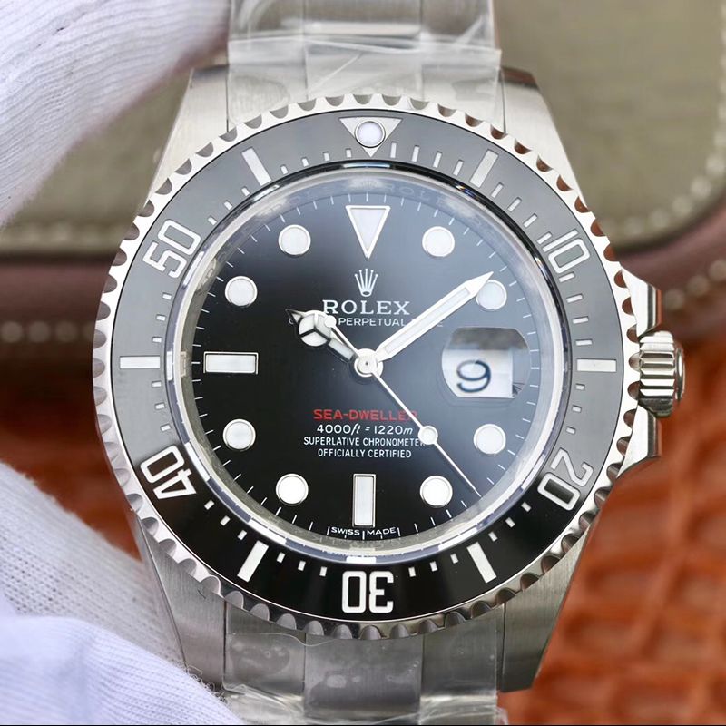 Replica R01ex Sea-Dweller 126600 43mm Noob Factory V9 Version 1:1 Best Edition Swiss ETA3235 Stainless Steel Strap