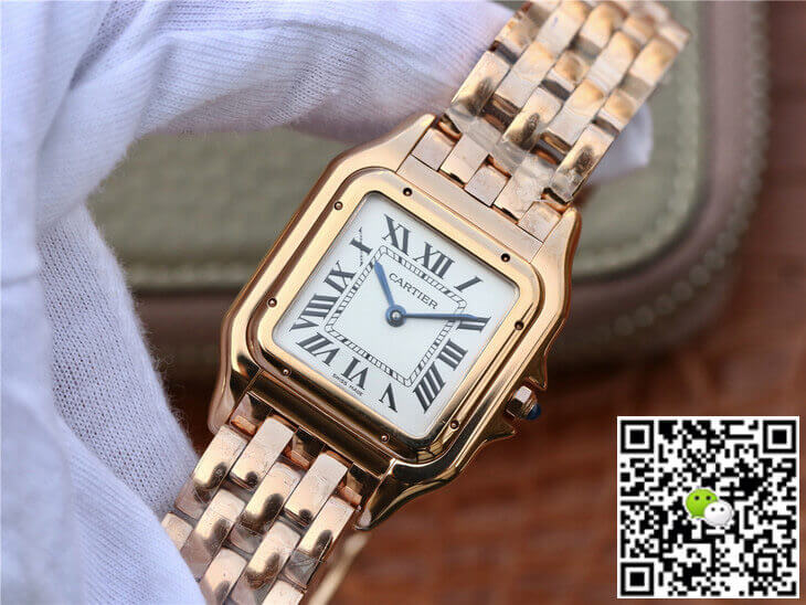 Replica Panthere De Ca*t1er WGPN0007 27MM 1:1 Best Edition 8848 Factory Rose Gold