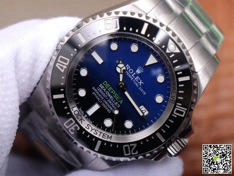 Replica R01ex Sea-Dweller Deepsea M126660-0002 1:1 Best Edition Noob Factory D-Blue Swiss ETA3235
