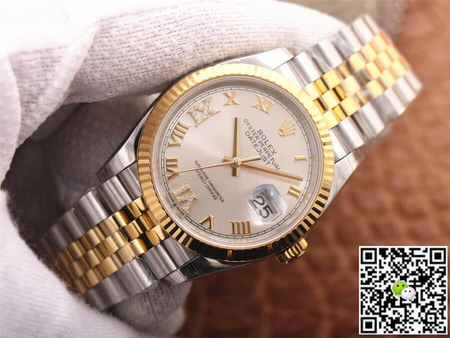 Replica R01ex Datejust M126233-0031 1:1 Best Edition EW Factory Silver Dial